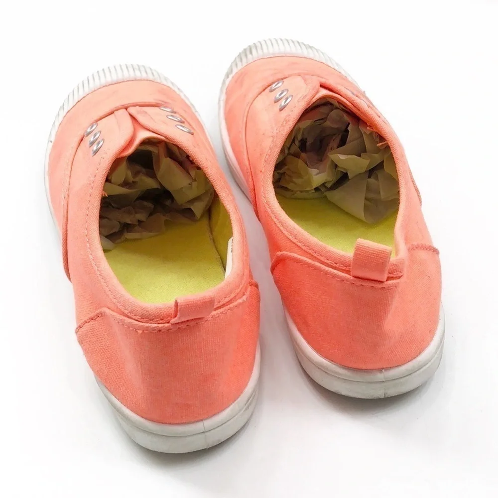 Cat & Jack neon orange sneakers for girls
